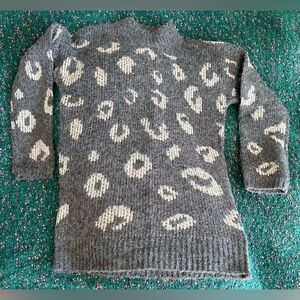 ‼️RARE‼️🎸Universal Thread🎸🔥NWOT🔥Leopard Print Mock Neck Cozy Sweater—XS